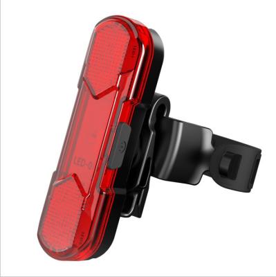 China Plsatic Hot Selling USB Bike Light Smart Bicycle Rear Light With Remote Indicator Light for sale