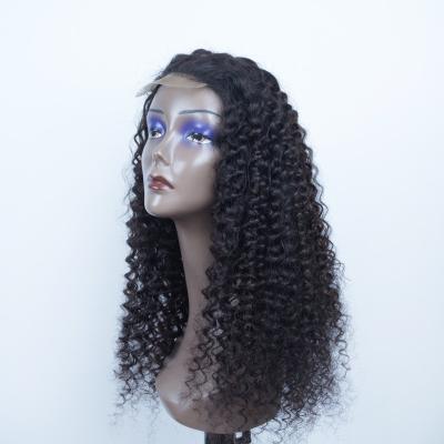 China JIFANYAO Kinky Curly Mongolian Curly Deep Curly Indian Deep Wave Frontal Lace Wig Deep Curly Bundles With Closure for sale