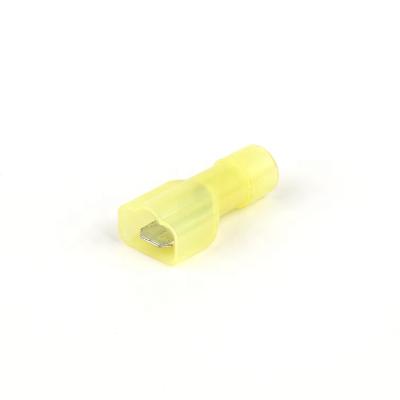 China Tag terminal factory direct supply stamping craft insulation yellow terminal insluting terminal for sale