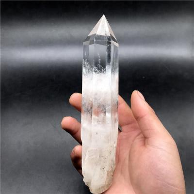 China China Clear Crystal Dots Rock Crystal Wand White Clear Quartz Dots Quartz Lemurian Dots for sale