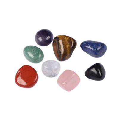 China China Wholesale Natural Quartz Chakra Rose Crystal Stone Set Tumbled Stones for sale