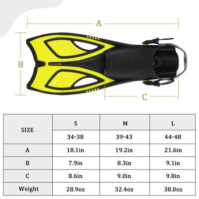 China With Freediving Adjustable Straps Kids Diving Fins Neoprene Silicone Scuba C4 200 Footpocket Dive Spearfishing Adult Soft Rubber Fins Fins for sale