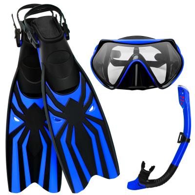 China 2022 New Adult Goods Diving Mask And Silicon Rail Carbon Fiber Fins Canton Vanguard Freedive Snorkel Set Long Fins for sale