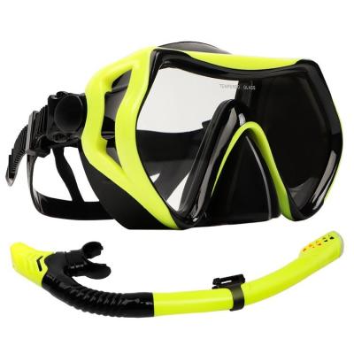 China Hot Selling Scuba Diving Scuba Snorkel Set Glass Diving Masks Swimming Goggles Snorkel Set Canton Vanguard Snorkel Set for sale