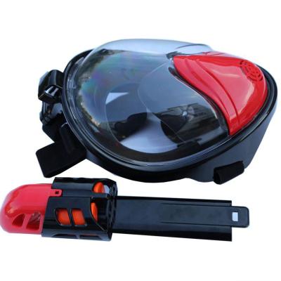 China 180 high quality diving mask 180 full face wide view anti tarnishing with set guangzhouvanguard snorkel pro adult scuba diving masks for sale