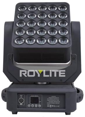 China RGBW 15w 5 X 5 Matrix 6° Led Moving Head Wash For Stage Lighting for sale