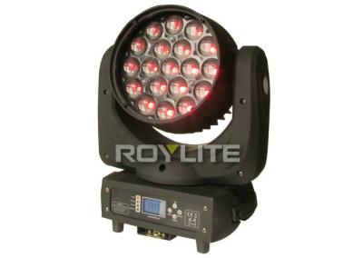 China 19 x 12W 4 in 1 Strahlnbeweglicher Hauptdiscobeleuchtung des lauten Summens LED, rgbw beweglicher Kopf zu verkaufen