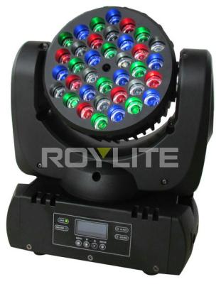 China MAC 101 36 x 3w RGBW leidde Bewegende Hoofd Lichtstraalhoek 8 voor Stadiumlichten Te koop