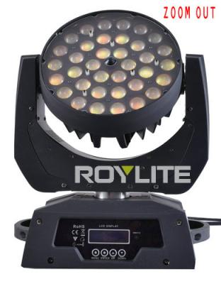 China 10w RGBW Multi Color Led Moving Head Wash Light With Zooming Beam Angle 10° -  60° for sale