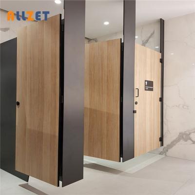 China 12mm Wood Laminate Panel HPL Fire Retardant And Moisture Proof Public Toilet Partition for sale