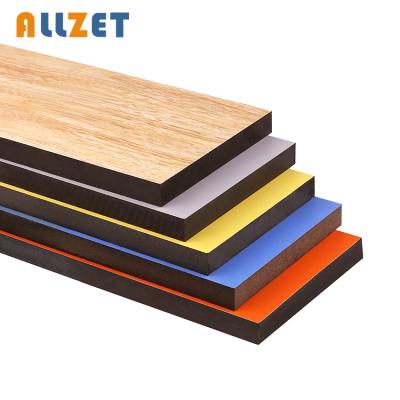 China Allzet 850 density compact fiberboard cdf board cdf board moisture proof toilet partition for sale