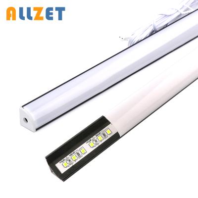 China Decorations Allzet Factory Flexible Profile Strip Fencing Aluminum Profile For Led Lighting Strips for sale