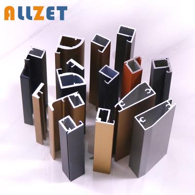 China door & Window Allzet China Aluminum Profile Doors For Glass Cabinet Door Custom for sale