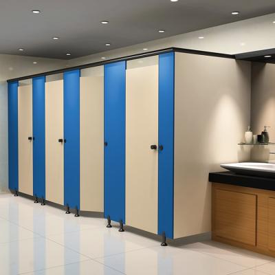 China Modern Moisture Proof Composite Toilet Cubicle HPL Panel Used Bathroom Partition for sale