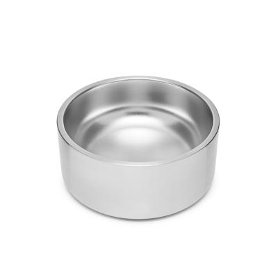 China Double Wall Sublimation Portable Moving Multicolor Pet Food Water Bowl Stored for sale