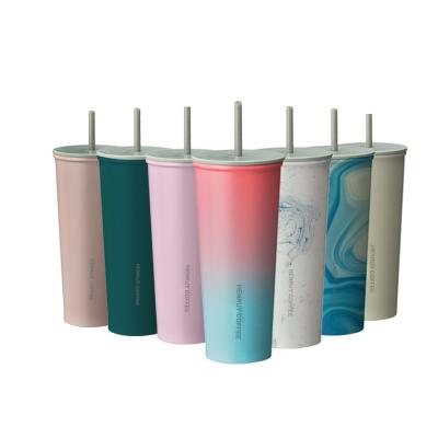 China New Arrival Disposable Colorful Modern Sublimation Travel Insulated Coffee 750ml Vacuum Mug for sale