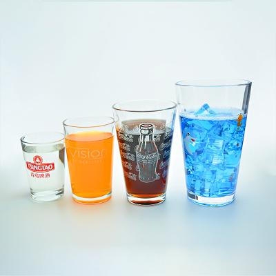 China Wholesale Beer Glass All Sizes Hotel Supplies Drinking Water Glasses And Cylindrical Beer Glass for sale