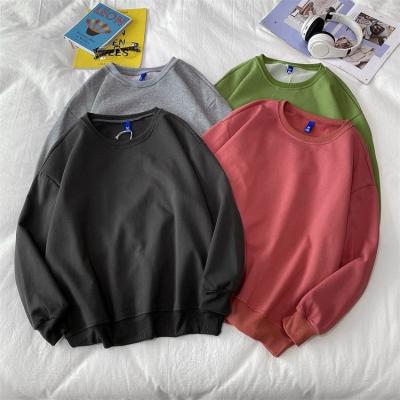 China Anti-Wrinkle Lowest Price Mens Fall Plain Plain Long Sleeve T-Shirt Mens Cotton Hoodie for sale