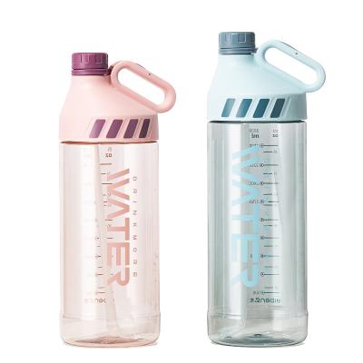 China Sustainable Large Volume Outdoor Plastic Water Bottle Gym Drinks Water Bottles BPA Free Bottle for sale