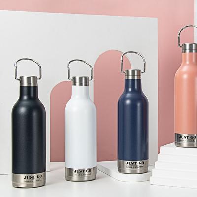 China PORTABLE Sports Portable Water Bottle Stainless Steel Vacuum Flasks Double Wall Stainless Steel Thermal Bottle for sale