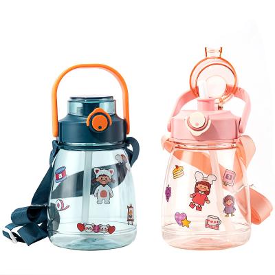 China Promotional Viable PP Plastic Kids Drinking Bottle School Sports Travel Bicycle Children Cute Bulk Water Bottle for sale