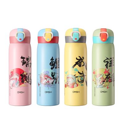 China Double Wall PORTABLE Vacuum Flask Insulated Stainless Steel Water Bottles With Customer Logo 304 Stainless for sale