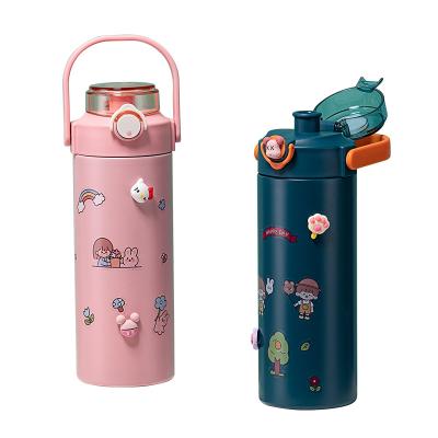 China Customized PORTABLE Vacuum Flask Customized Reusable Double Wall Insulated Stainless Steel Water Bottle for sale