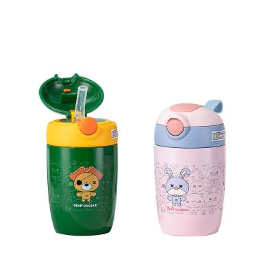 China PORTABLE custom logo kids double wall insulated stainless steel kids water bottle for kids for sale