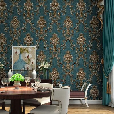 China European Central Wholesale Hot Market Retro Supplier Natural Removable 3d Pattern Flower Wall Sticker for sale