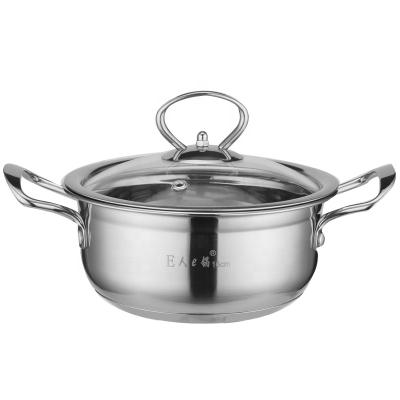 China Sustainable Fine Stainless Steel Mini Hot Pot for sale