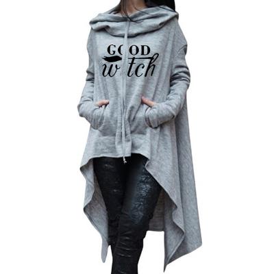 China Long Sleeve Sweater Jumper Tops Plus Size S-5XL Women's Anti-pilling Hoodie Ladies Casual Hooded Dress Ladies for sale