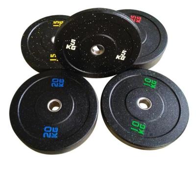 China Weightlifting Hi Temp Weight Lifting Plate Rubber Barbell Top Selling Bumper Plate for sale