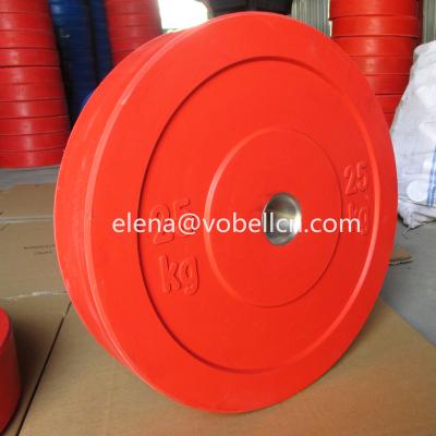 China High Quality Rubber Custom Color Rubber Weight Bumper Plate For Fitness Training for sale