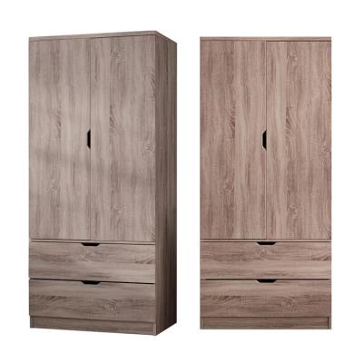 China Adjustable (height) New Wooden Wardrobe Bedroom Wardrobe Designs Wooden Hinge Door Closet Wardrobes Bedroom for sale