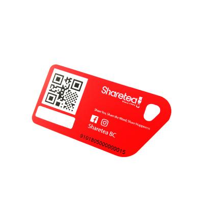 China MINI TAG Customized NFC Non-Standard Card RFID Tag PVC Keycard for sale