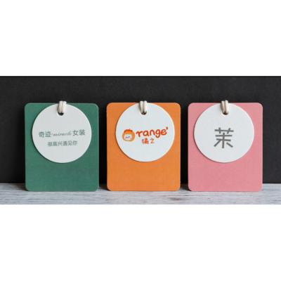 China Factory Anti-Counterfeit Private Label Clothing Hang Tag, Wholesale Premium Custom Clothing Label Tag, Custom Paper Hang Tag Garment Paper Tag for sale