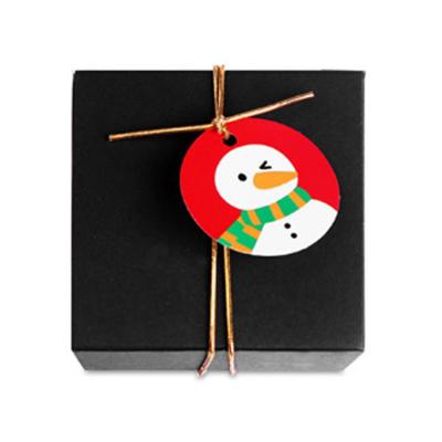 China Anti-Counterfeit Latest Design Custom Christmas Birthday Wedding Paper Gift Tags Card Free With Own Logo for sale