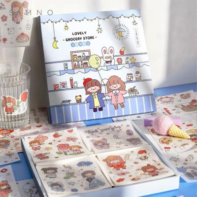 China Cartoon Sticker Best Selling Printing Funny Cartoon Die Cut Kawaii Custom Sticker For Kids Children Enjoy for sale