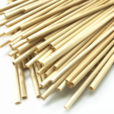 China 2022 Disposable Natural Eco-Friendly Biodegradable Wheat Straw Straws 20cm for sale