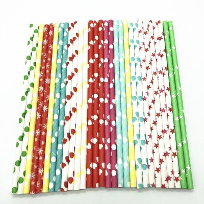 China Wholesale Factory Price Disposable Food Grade 8mm Paper Drinking Straws for sale