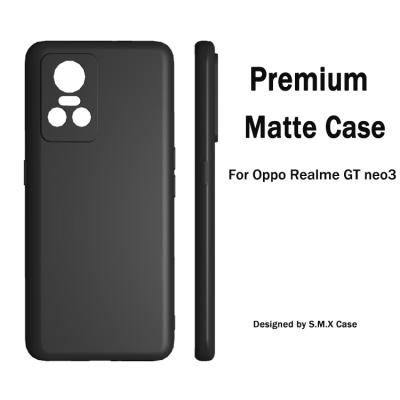 China High Quality Soft TPU Shockproof Mobile Phone Manufacturer Silicone Cell Phone Matte Touch Case For Oppo Realme GT NEO3 for sale