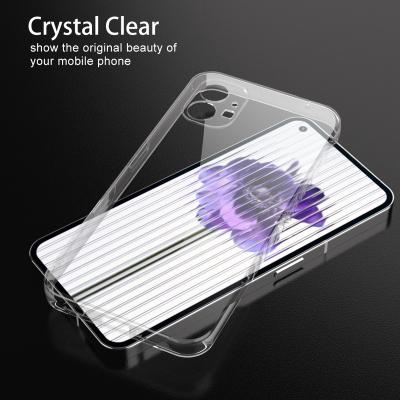 China Hot Selling Shockproof Crystal Pop It Ultra Soft Slim 2.0 Mm TPU Clear Transparent Silicone Cell Phone Case For Nothing Phone 1 for sale