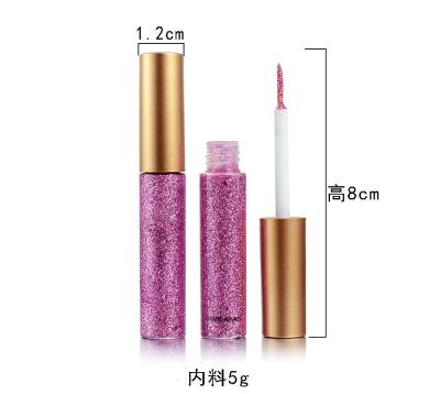 China Waterproof 10 sets of glitter liquid eyeliner for sale