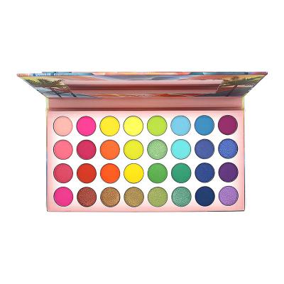 China Waterproof 32 Colors Eyebrow Powder Pressed Waterproof Cosmetic Makeup Eyeshadow Palette for sale