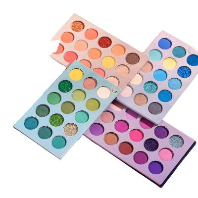 China 60-color waterproof four-layer eyeshadow flat COS eye shadow step molding three-dimensional pearl eyeshadow for sale