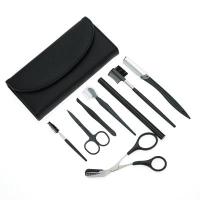 China Wholesale Eyebrow Knife Makeup Tools AIMA007 Smudge Beauty Tools Eyebrow Scraper 8 Sets for sale