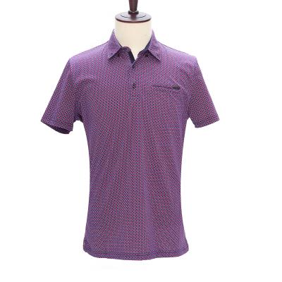 China Anti-Wrinkle High Performance Short Sleeve Mens Polo Shirt Summer Casual T-Shirt for sale