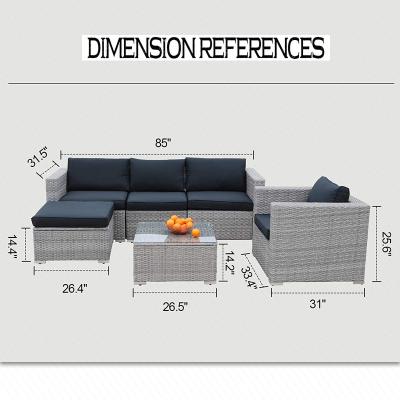 China Outdoor Modern Top Selling Ratten Garden Sofa 4 Pieces Rattan Luxury Patio Furniture Outdoor Furniture for sale