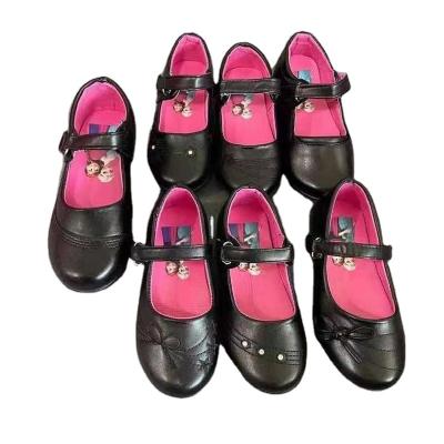 China Anti-Slip Girls Leather Shoes Children Performance Black Princess Dress Shoes School Shoes for sale