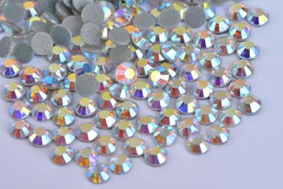 China Strong Glue Loose Lead Free Rhinestones 12 - 14 Facets For Garment Decoration for sale